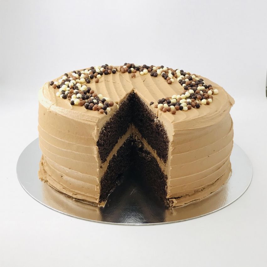 Chocolate Sponge Cake (10 Large Slices)