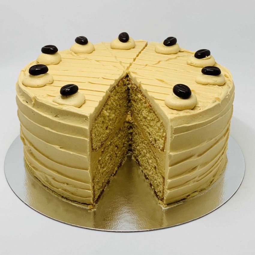 Coffee Sponge Cake (10 Large Slices)